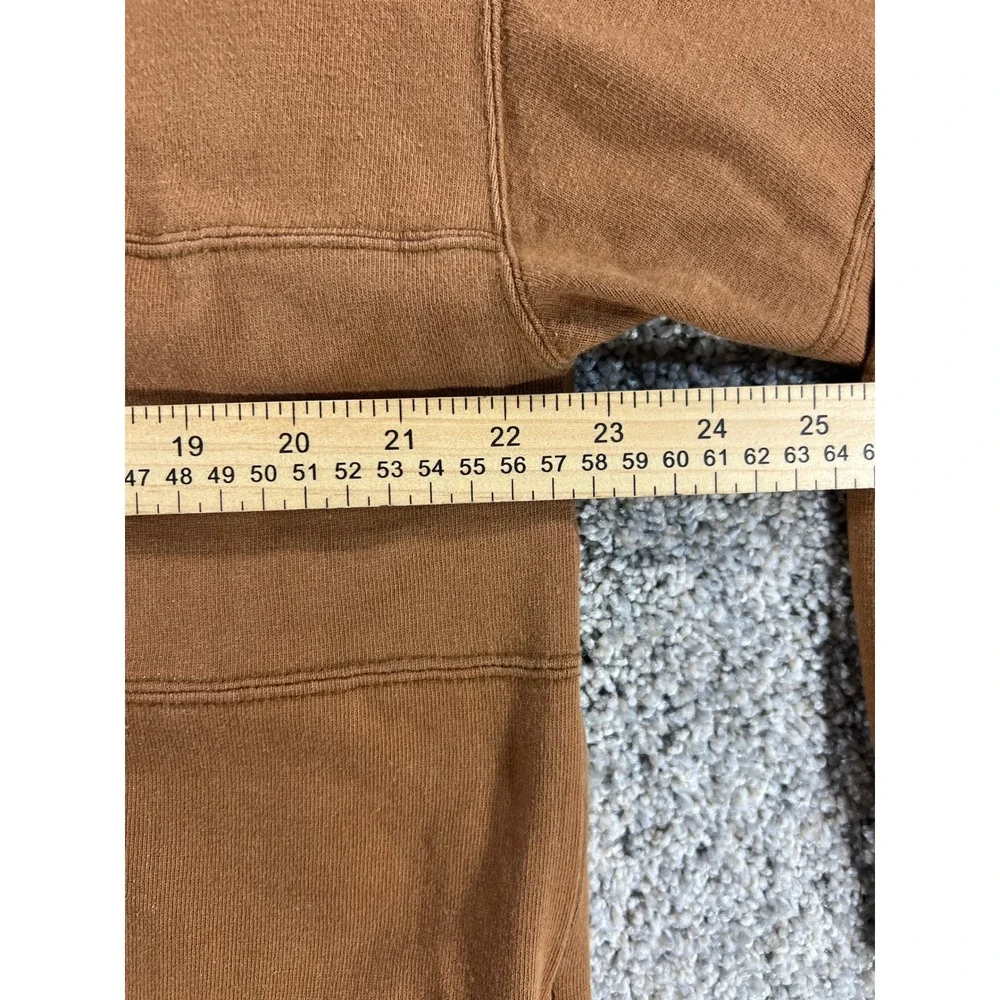 Vintage PK Elliot Mens Brown Tiered Cotton Cardigan V-Neck Button Front Large